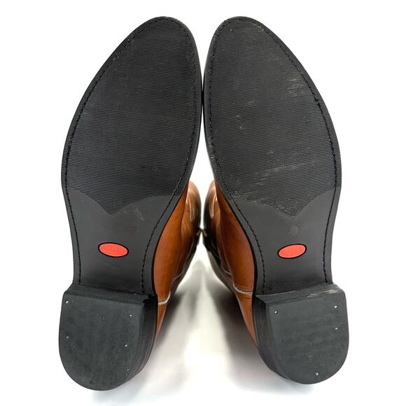 Durango Men Brown Western/Cowboy Boots Size 10.5D Leather Almond Toe Cuban Heel - Picture 7 of 11